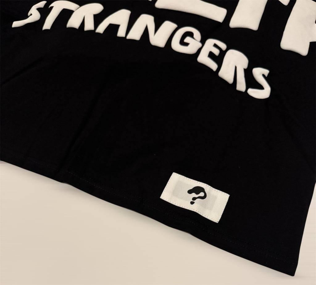 Wealthy Strangers Oversized Cropped Graphic Tee